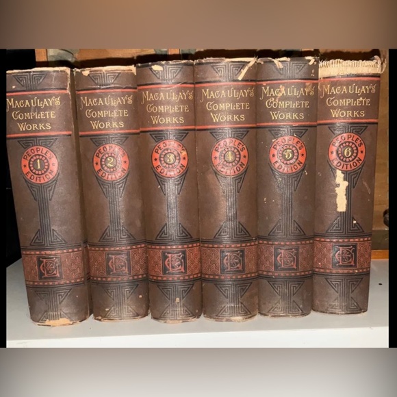 Macaulay’s Complete Works History of England (1-6) 1895 - Picture 1 of 3